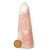 Ponta Quartzo Rosa Pedra Natural 11 a 12cm média 200g Tipo A - online store