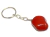 Chaveiro Pedrinha Jaspe Vermelho Rolada Natural Reff CP7808