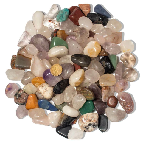 5 Kg Misto sortido M Pedra Rolado Aprox 20 a 35 mm Classe B