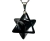 05 Pingente Merkabah Obsidiana Negra Pino Prateado Atacado - comprar online
