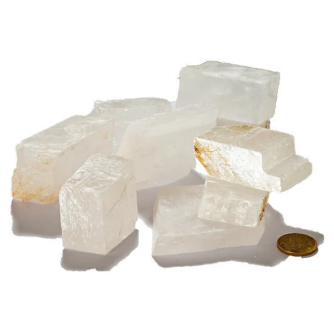 200gr Calcita Otica Pedra da ano de 2023 Tam Peq ATACADO