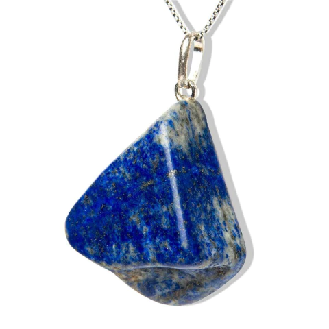 Colar Pedrinha Lapis Lazúli Montagem Prata 950