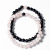 Pulseira Bolinha Obsidiana e Quartzo Rosa Para Casal 6mm - comprar online