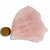 01 Quartzo Rosa Pedra Bruto Natural 65 a 80mm 120g Classe B