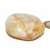 Massageador Seixo Pedra Hematoide Amarelo Natural Cod 136019