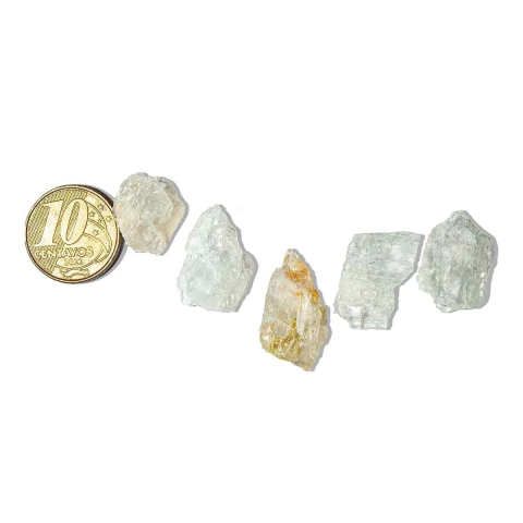 05 Petalita Pedra Bruto Natural 1 a 10g 1 a 3cm Classe B