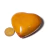 05 Coração Pedra Jaspe Amarelo Natural 4.7 a 6.5cm Atacado - Distribuidora CristaisdeCurvelo