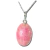 03 Pingente Mini Cabochão Amazonita Pìnk Pino Prata 950 Atacado - comprar online