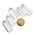 50 Mini Pontinha Quartzo Cristal Pedra Extra Natural 25 a 35mm Atacado - comprar online