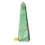 Ponta Quartzo Verde Lapidado Pedra Natural 22cm 1kg Classe B