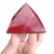 Piramide Jaspe Vermelho Pedra Natural Classe B 4cm 148g