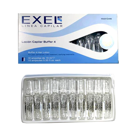 LOCION CAPILAR BUFFER 4 REGU. DEL pH X 10 AMP-EXEL