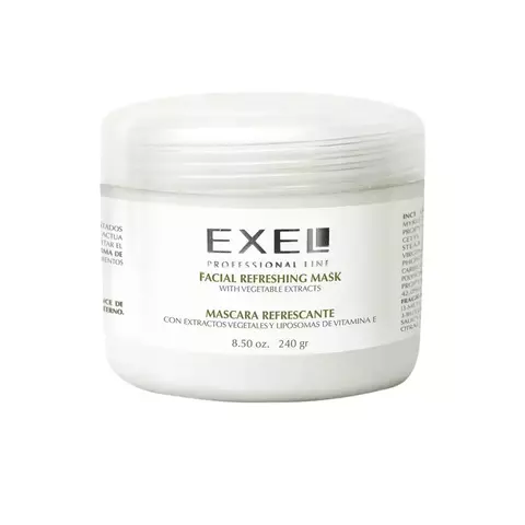 MASCARA REFRESCANTE C/EXTRACTO VEGETAL Y VIT E. X 240 gr- EXEL - comprar online