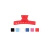 BROCHE PLASTICO GRANDE X 6 - 50081 ( xx ) - Eurostil