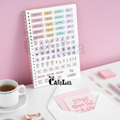 Stickers Modelo Candy - imprimible (PDF) - tienda online