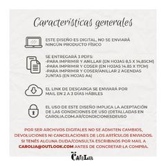 Preventa Agenda Pocket 2026 - imprimible (PDF) - Carolia