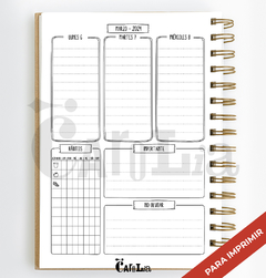 Preventa Agenda de Estudio (universitaria - materias) 2026 - imprimible (PDF) - comprar online