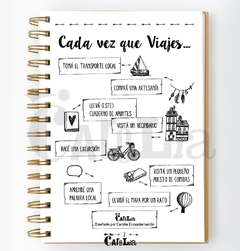 Cuaderno de Viaje - imprimible (PDF) - tienda online