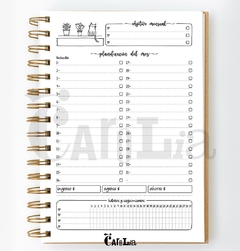 Agenda Diaria perpetua - modelo Botánica Deluxe - imprimible (PDF) - tienda online