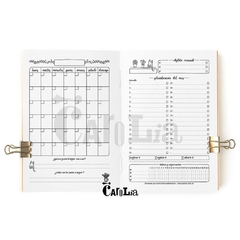 Agenda Diaria perpetua - modelo Botánica Deluxe - imprimible (PDF) - comprar online