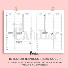 Agenda perpetua para Emprendedores impresa - neutro - tienda online