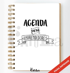 Agenda perpetua para Emprendedores - neutro - imprimible (PDF)