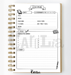 Diario de lectura - imprimible (PDF) - comprar online