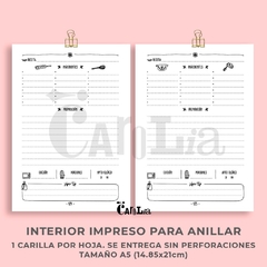 Cuaderno de Recetas - impreso - tienda online