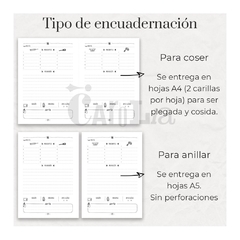 Cuaderno de Recetas - impreso en internet