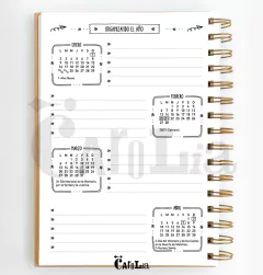 Agenda de Estudio (universitaria - materias) 2026 - imprimible (PDF) - tienda online