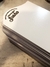 Pack X10 bases rectangular con logo en internet