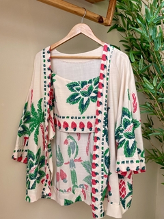 Conjunto Tropical Verde Pink na internet