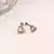PIERCING TRAGUS CORAÇAO CRAVEJADO F PRATA
