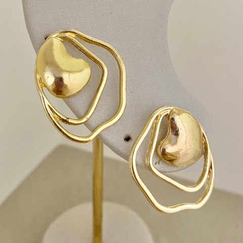 COD8318 BRINCO GOTA ORGÂNICA DOURADO