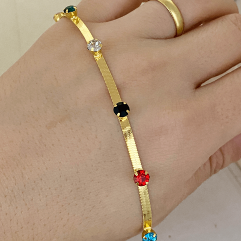 COD6201 CHOKER CHAPA COLORS