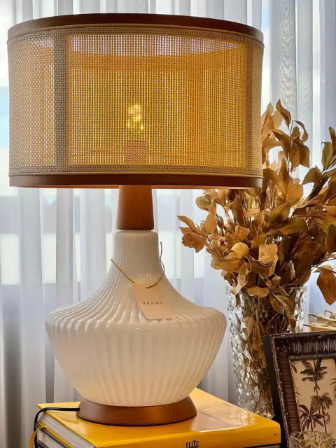 Abajur palha natural