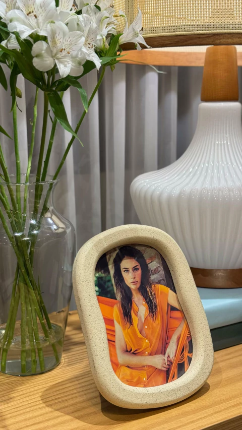 Porta retrato off white