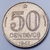50 Centavos - 1943 - FC - Níquel-Rosa
