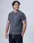 Camiseta Tech Modal Masculina Cinza Mescla 1