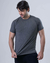 Camiseta Tech Modal Masculina Cinza Mescla 3