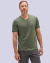 Camiseta Tech Modal Masculina Gola V Verde 1