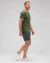 Camiseta Tech Modal Masculina Gola V Verde 3