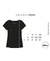 Camiseta FEMININA gola canoa Ivy Ecotech - Ultra macia Preta na internet