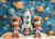 Fundo Fotográfico - ADRIANA AROUCK - ASTRONAUTA - AD8434