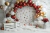 Fundo Fotográfico - Balões Vermelho e Dourado - CL3020
