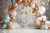 Fundo Fotográfico - Balões Dourado - CL3022