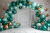 Fundo Fotográfico - Balões Verde - CL3029