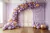 Fundo Fotográfico - Dia das Mães - Balões Roxo e Dourado - CS150