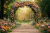 Fundo Fotográfico - Jardim Floral - CT202952