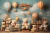 Fundo Fotográfico - Quarto Vintage - CT5110